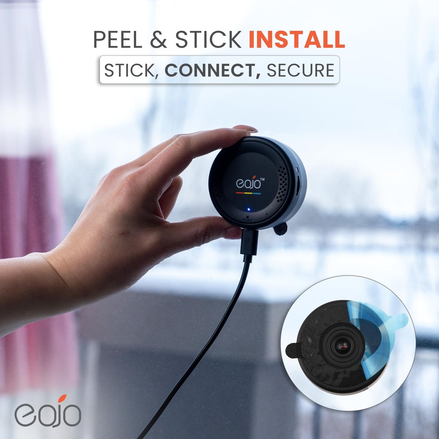 Starlight Window Camera - 2.4Ghz & 5Ghz Wifi Camera Indoor with Person & Moti...